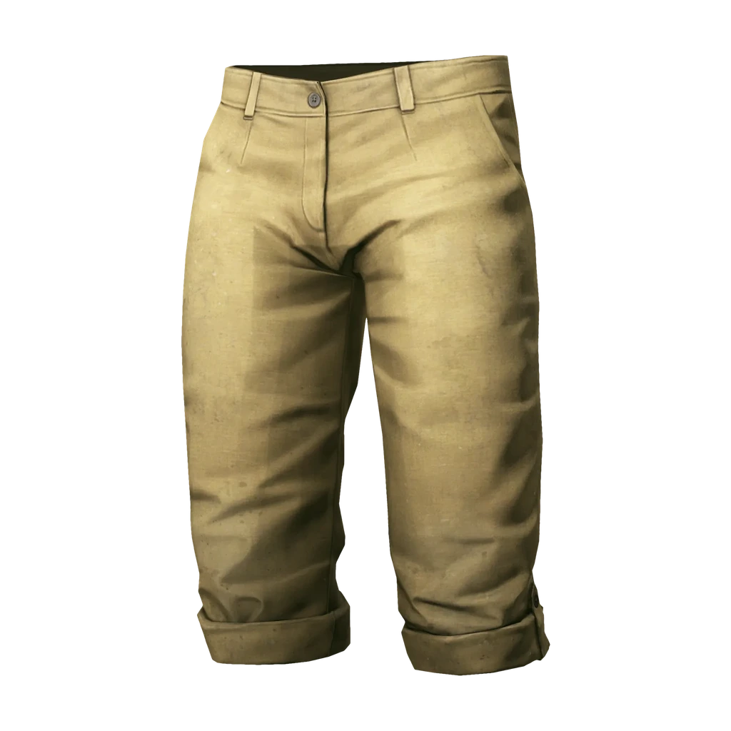 Capri Pants — Beige