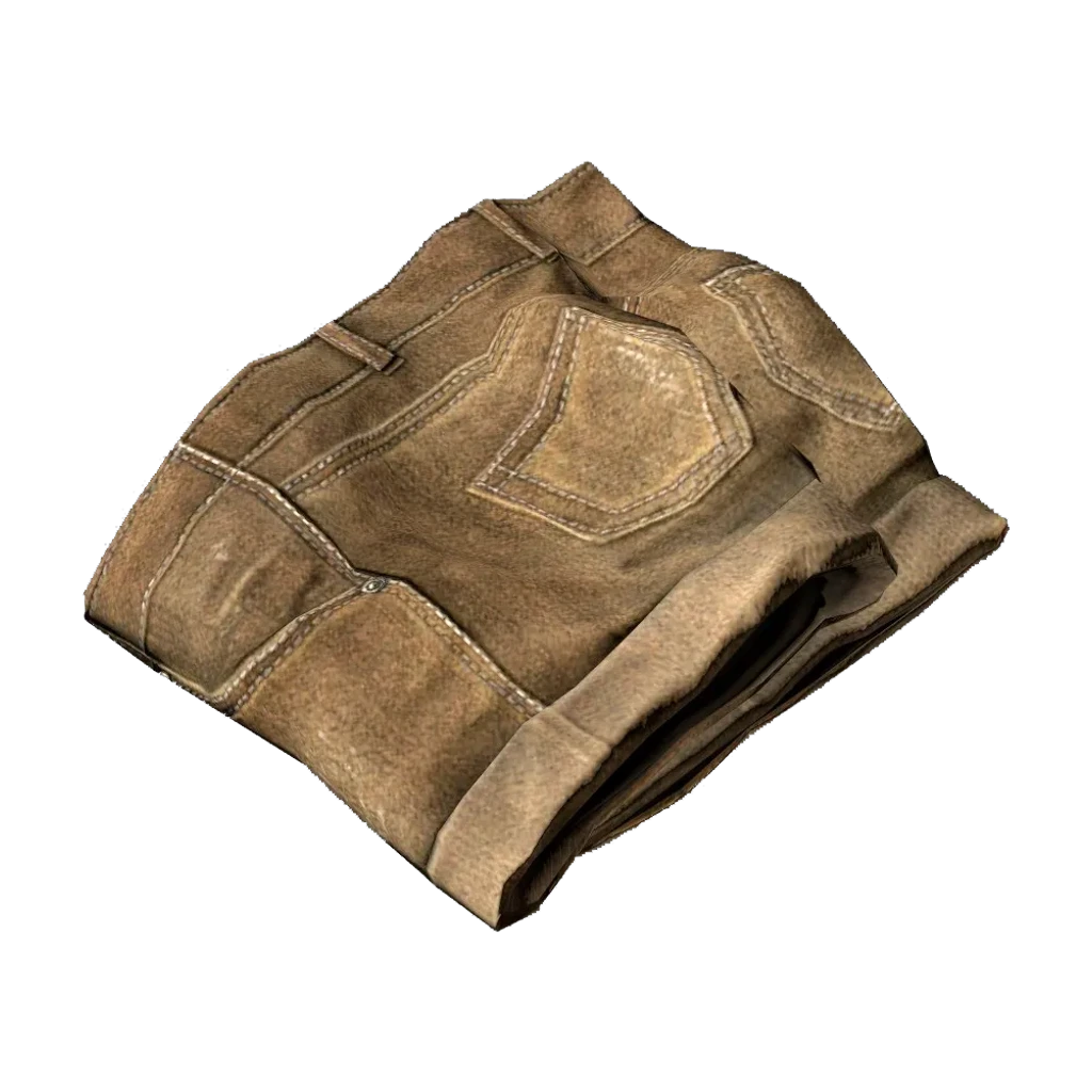 Denim Shorts — Beige