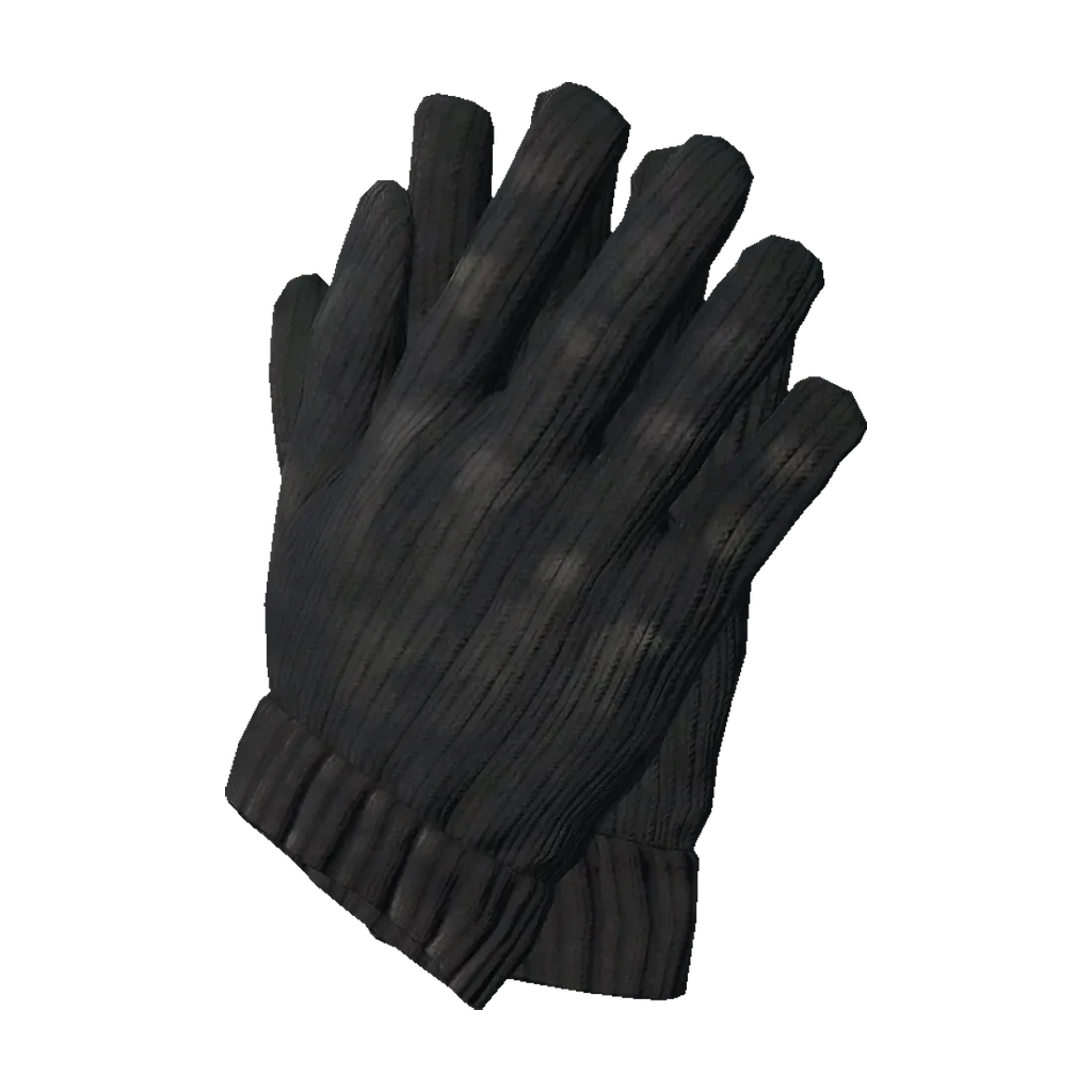 Wool Gloves — Black