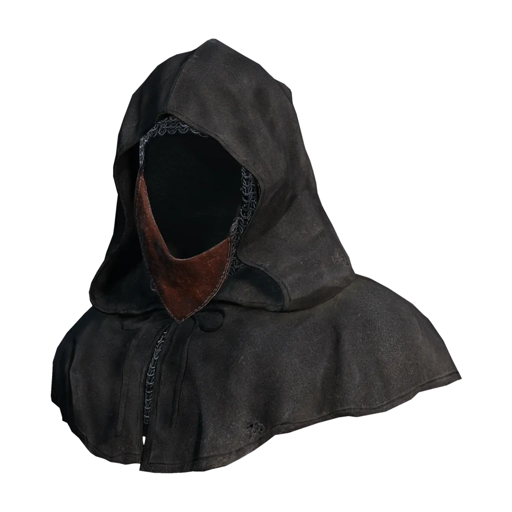Chainmail Hood — Black
