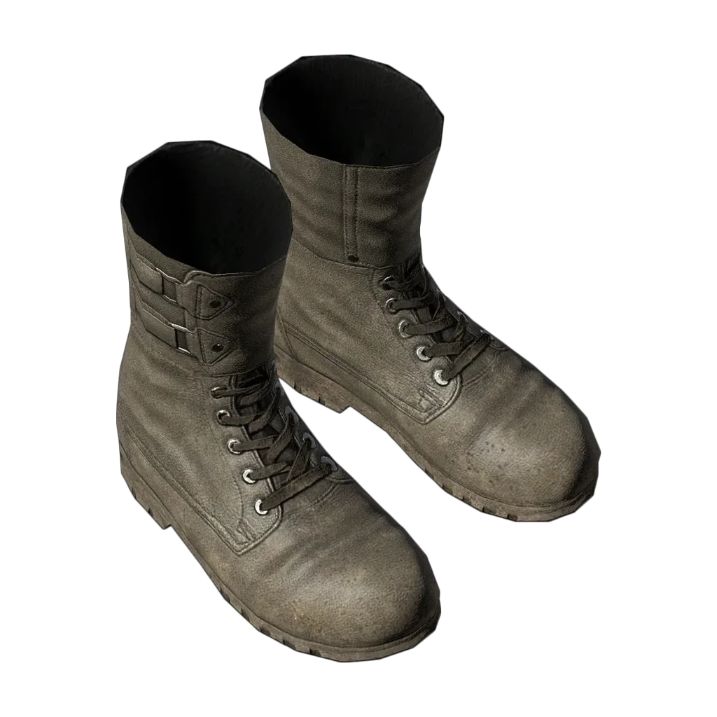 Military Boots — Beige