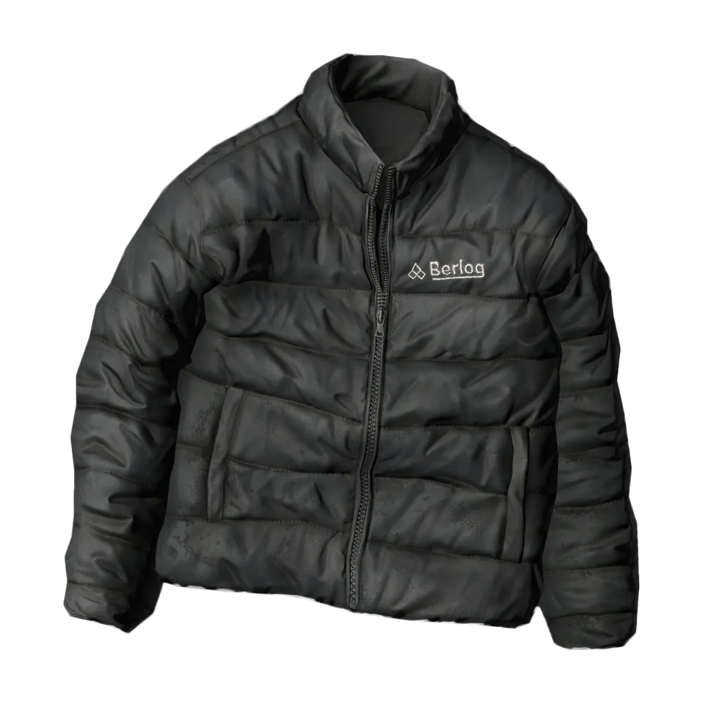 Quilted Jacket — Black