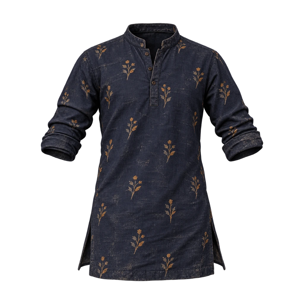 Tunic — Pattern Navy