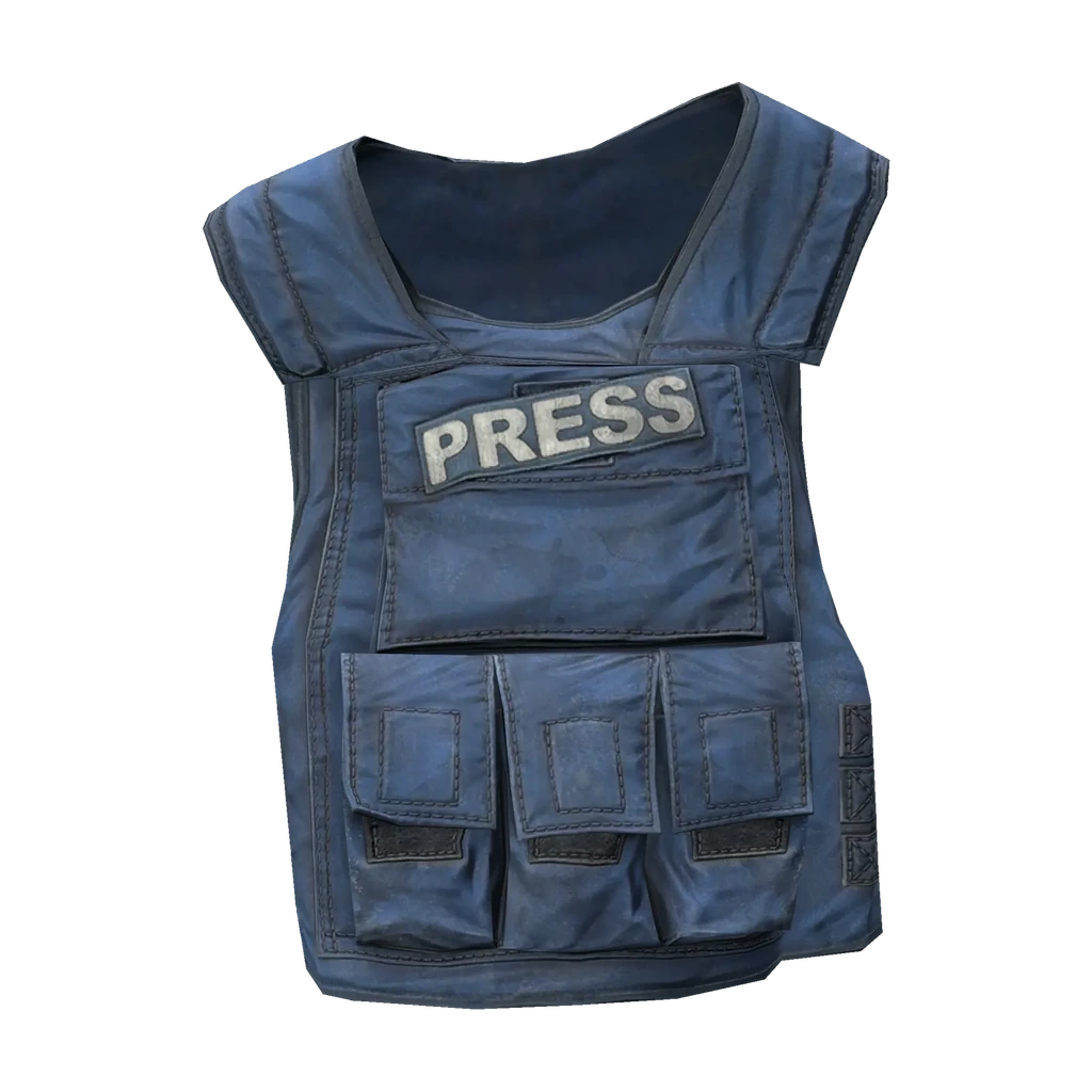Press Vest — Blue
